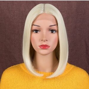 12inch Short Bob Blonde Lace Front Wig